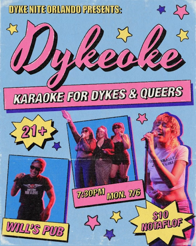 Dykeoke with Dyke Nite Orlando 1